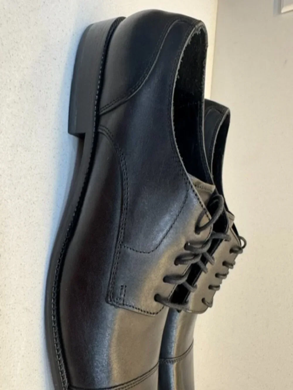 NEW Cole Hahn Men's Black Cap Toe Modern Oxford waterproof sz 9M